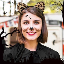 Load image into Gallery viewer, Leopard Cat Ears Headband