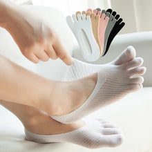 Load image into Gallery viewer, Women's Toe Socks Low Cut Five Finger Socks