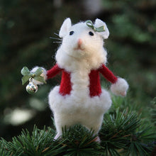 Load image into Gallery viewer, Cute Felt Mouse Ornament
