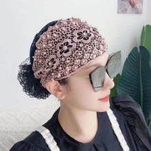 Load image into Gallery viewer, Women's Floral Lace Headwrap