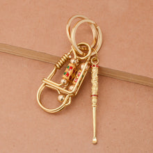 Load image into Gallery viewer, Stainless Brass Keychain