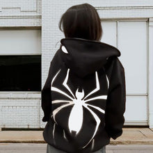Load image into Gallery viewer, Spider Punk Zip Up Hoodie