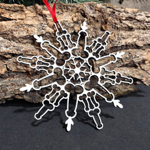 Load image into Gallery viewer, Christmas Snowflake Ornaments