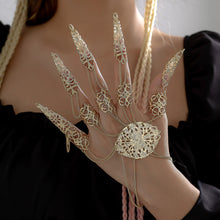 Load image into Gallery viewer, Gothic Glove Metal Cutout Bracelet