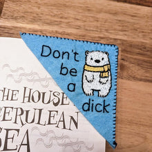 Load image into Gallery viewer, Hand Embroidered Felt, Corner Bookmark