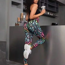 Load image into Gallery viewer, Colorful High Waist Yoga Pants