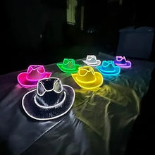 Load image into Gallery viewer, LED Cowboy Party Hat