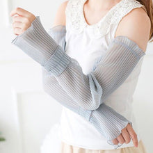 Load image into Gallery viewer, Women's Sunscreen Driving Lace Ice Sleeves