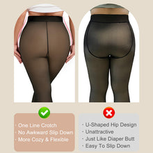 Load image into Gallery viewer, Fleece Lined Winter Tights for Women