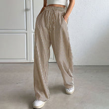 Load image into Gallery viewer, Loose and versatile high-waisted elastic wide-leg pants
