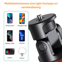 Load image into Gallery viewer, Selfie Stick-stativ med Bluetooth-fjernkontroll