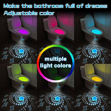 Load image into Gallery viewer, Rechargeable LED Toilet Light