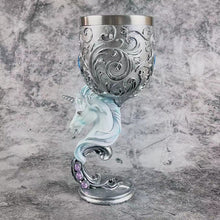 Load image into Gallery viewer, 3D carved vintage Champagne Glass