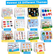Load image into Gallery viewer, Busy Book Preschool Learning Activities for Toddlers