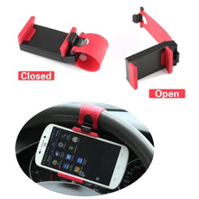 Load image into Gallery viewer, Hirundo Car Steering Universal Mount Phone Holder Stand