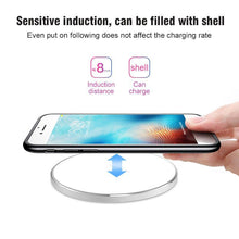 Load image into Gallery viewer, Thin circular aluminum alloy wireless charger