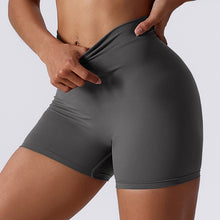 Load image into Gallery viewer, Sculpting V-Back Ruched Shorts