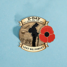 Load image into Gallery viewer, D-DAY 80th Anniversary Commemorative Badge