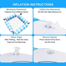 Load image into Gallery viewer, Inflatable Hammock Pool Floating Chair for Adult