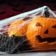 Load image into Gallery viewer, Halloween Spider Decorations Stretch Cobweb