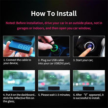 Load image into Gallery viewer, Universal Car HUD Head-Up Display GPS Speedometer (KMH/MPH)