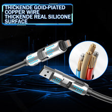 Load image into Gallery viewer, 240W 4-in-1 USB-C Fast Charging Cable