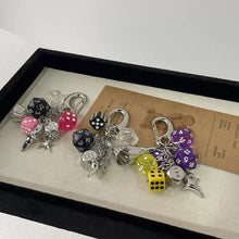 Load image into Gallery viewer, Creative dice keychain
