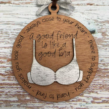Load image into Gallery viewer, Funny Christmas Bra Ornament