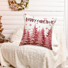 Load image into Gallery viewer, Pink Christmas Pillow Covers