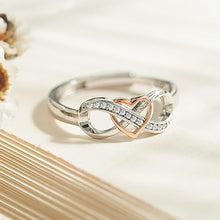 Load image into Gallery viewer, Rose Gold Infinity Heart Ring