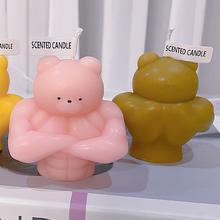 Load image into Gallery viewer, Muscle Bear Candle