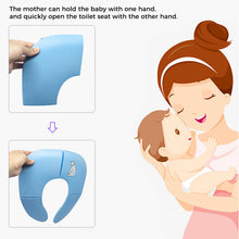 Load image into Gallery viewer, Portable Foldable Baby Toddler Potty Toilet Seat Covers Pad Cushion