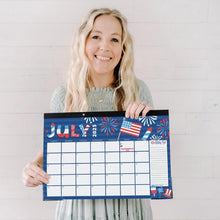 Load image into Gallery viewer, Doodle Typography Large Desk Calendar