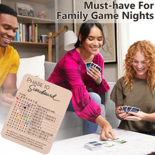 Load image into Gallery viewer, Wooden Phase 10 Score Board