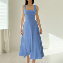 Load image into Gallery viewer, New Women's Thick Straps Midi Dress