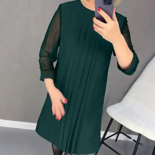 Load image into Gallery viewer, Straight Dress With Medium Length Sleeves