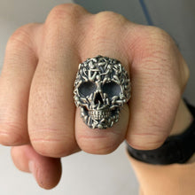 Load image into Gallery viewer, Gothic Death Skull Ring