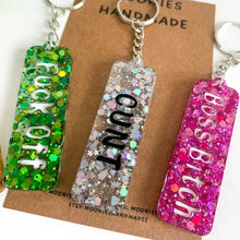 Load image into Gallery viewer, Swear Word Keychain
