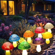 Load image into Gallery viewer, Solar-Powered Mushroom Garden Lights