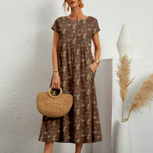 Load image into Gallery viewer, Ladies Loose Printed Summer Dress