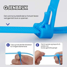Load image into Gallery viewer, Spenne Selvlåsende premium nylon ledningsbånd