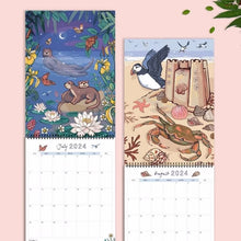 Load image into Gallery viewer, 2024 Wall Calendar of Nature and Wildlife Art