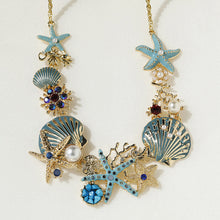 Load image into Gallery viewer, Shell Starfish Pearl Necklace