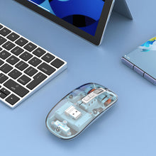 Load image into Gallery viewer, Wireless Bluetooth Transparent Mouse
