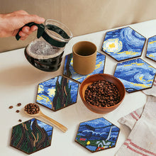 Load image into Gallery viewer, 7stk/sett koppunderlegg stabelbare DIY-koppmatter i honningkakeform