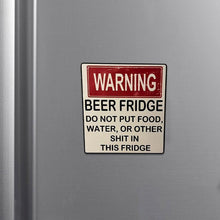 Load image into Gallery viewer, Funny Beer Fridge Vintage Sticker Sign