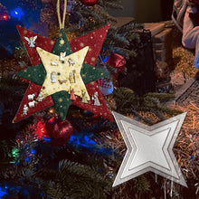 Load image into Gallery viewer, Christmas Patchwork Star Template Set