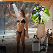 Load image into Gallery viewer, Bærbar, oppladbar utendørs campingdusjpumpe