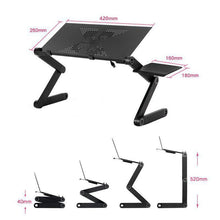 Load image into Gallery viewer, Hirundo™ Adjustable Folding Laptop Desk