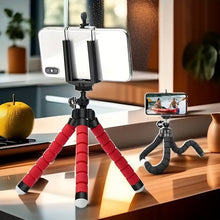 Load image into Gallery viewer, Flexible Sponge Octopus Tripod